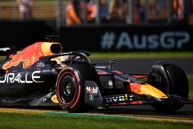 AUSTRALIAN F1 GRAND PRIX, Max Verstappen of Red Bull Racing during Practice 1 for the Formula 1 Australian Grand Prix 2022 at the Albert Park Grand Prix Circuit in Melbourne, Friday, April 8, 2022. ( NO ARCHIVING, EDITORIAL USE ONLY, NO USE IN BOOKS WITHOUT CONSENT MELBOURNE VIC AUSTRALIA  Copyright: xJOELxCARRETTx 20220408001644871349