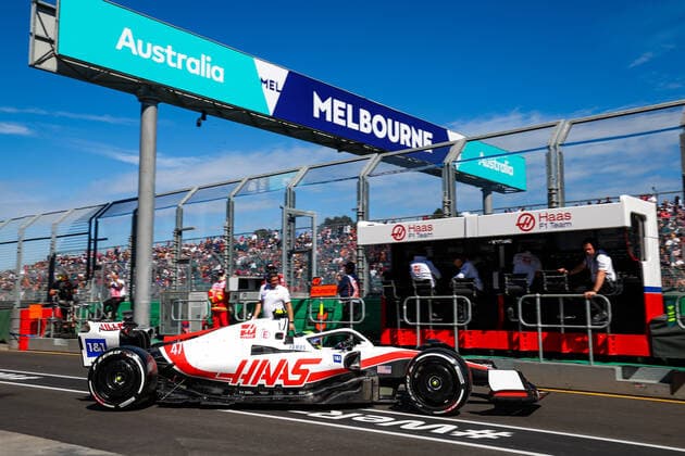 47 SCHUMACHER Mick (ger), Haas F1 Team VF-22 Ferrari, action during the Formula 1 Heineken Australian Grand Prix 2022, 3rd round of the 2022 FIA Formula One World Championship, WM, Weltmeisterschaft on the Albert Park Circuit, from April 8 to 10, 2022 in Melbourne, Australia - F1 - AUSTRALIAN GRAND PRIX 2022 DPPI Panoramic  20220408_G00D4770