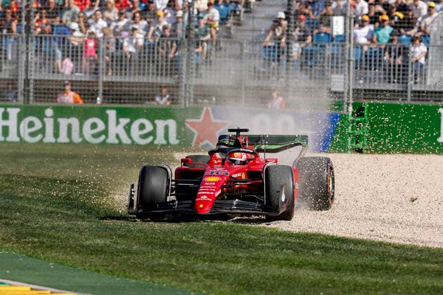 16 Charles Leclerc MCO, Scuderia Ferrari , F1 Grand Prix of Australia at Melbourne Grand Prix Circuit on April 8, 2022 in Melbourne, Australia Photo by HOCH ZWEI Melbourne Australia