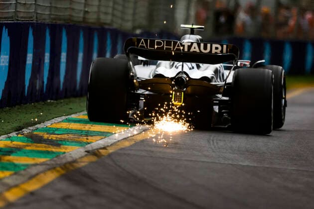 22 Yuki Tsunoda JPN, Scuderia AlphaTauri , F1 Grand Prix of Australia at Melbourne Grand Prix Circuit on April 8, 2022 in Melbourne, Australia Photo by HOCH ZWEI Melbourne Australia