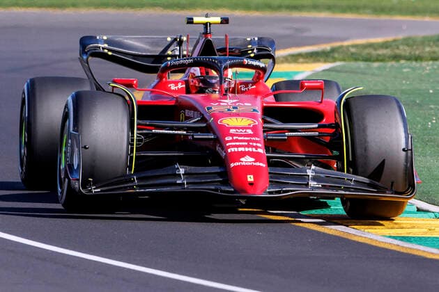 SAINZ Carlos Jr F1 Team Scuderia Ferrari FIA F1 Season 2022 GP 2022 Melbourne Australia on 08 04 2022 in Melbourne Copyright: xJerryxAndrex