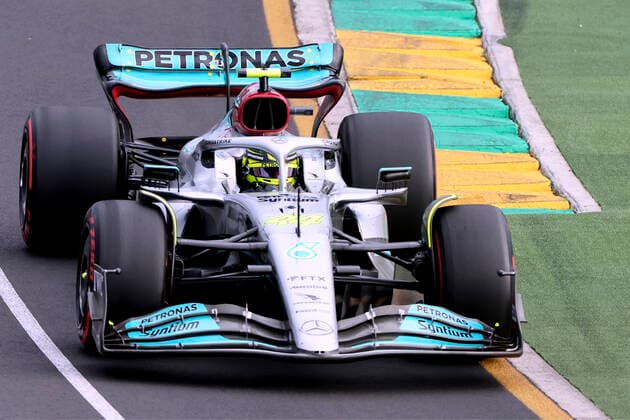 HAMILTON Lewis F1 Team Mercedes FIA F1 Season 2022 GP 2022 Melbourne Australia on 08 04 2022 in Melbourne Copyright: xJerryxAndrex