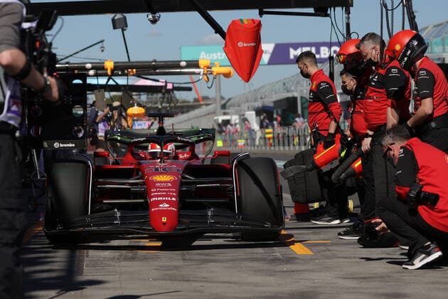 FORMULA 1 ROLEX AUSTRALIAN GRAND PRIX 2022 08 04 2022, Albert Park, Melbourne, FORMULA 1 ROLEX AUSTRALIAN GRAND PRIX 2022 , in picture Charles Leclerc MCO , Scuderia Ferrari nordphotoxGmbHx xBratic nph00250
