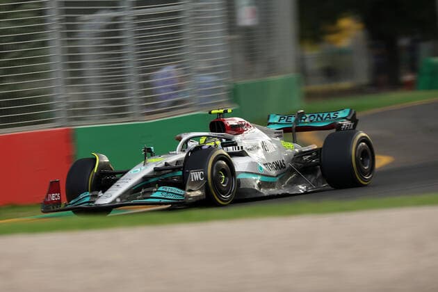 FORMULA 1 ROLEX AUSTRALIAN GRAND PRIX 2022 08 04 2022, Albert Park, Melbourne, FORMULA 1 ROLEX AUSTRALIAN GRAND PRIX 2022 , in picture Lewis Hamilton GBR , Mercedes AMG Petronas Formula One Team nordphotoxGmbHx xBratic nph00250