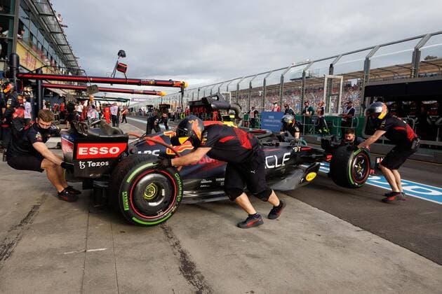 April 8, 2022, Melbourne, Australia: during practice session two at the 2022 Australian Formula One Grand Prix at Albert Park, Melbourne, Australia. Melbourne Australia - ZUMAl303 20220408_zaf_l303_031 Copyright: xSydneyxLowx