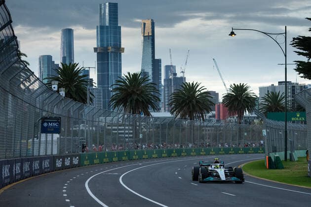 Lewis Hamilton UK, Mercedes AMG Petronas F1 Team 44 in the Mercedes W13, AUS, Formula 1 Australian Grand Prix, Albert Park Circuit Melbourne, Free Practice, 08 04 2022 AUS, Formula 1 Australian Grand Prix, Albert Park Circuit Melbourne, Free Practice, 08 04 2022 Melbourne Copyright: xEibner Memmlerx EP_MMR
