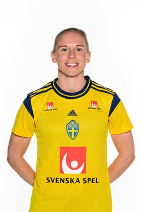 220405 Jonna Andersson during a portrait photo shoot with the Swedish womens national football team on April 5, 2022 in Gothenburg,  Copyright: CARLxSANDIN BB220405CS070