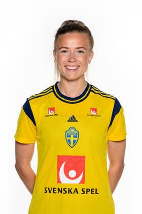 220405 Hanna Glas during a portrait photo shoot with the Swedish womens national football team on April 5, 2022 in Gothenburg,  Copyright: CARLxSANDIN BB220405CS072