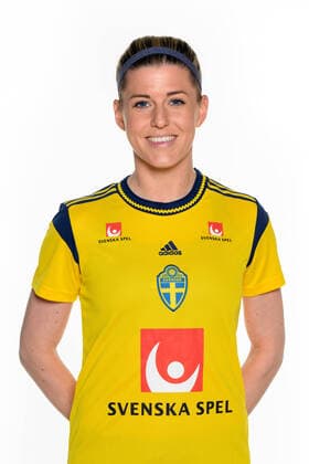 220405 Olivia Schough during a portrait photo shoot with the Swedish womens national football team on April 5, 2022 in Gothenburg,  Copyright: CARLxSANDIN BB220405CS088