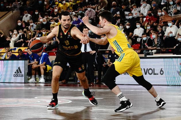 Dwayne Bacon (AS Monaco) BASKETBALL : Monaco vs Alba Berlin - Euroleague - Monaco - 08 04 2022 NorbertScanella Panoramic 