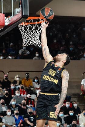 Mike James (AS Monaco) BASKETBALL : Monaco vs Alba Berlin - Euroleague - Monaco - 08 04 2022 NorbertScanella Panoramic 