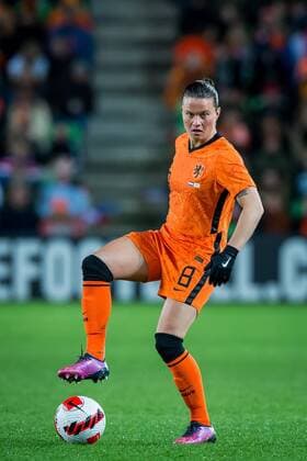 GRONINGEN Sherida Spitse of the Netherlands during the Women s World Cup Qualifying match between the Netherlands and Cyprus at the Euroborg Stadium on April 8, 2022 in Groningen, Netherlands ANP COR LASKER FIFA Women™s World Cup 2023 Qualifiers 2021 2022 xVIxANPxSportx xxANPxIVx 446809902 originalFilename: 446809902.jpg