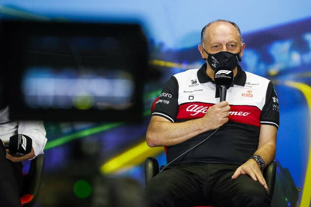 VASSEUR Frederic (fra), Team Principal of Alfa Romeo F1 Team ORLEN, portrait, press conference, PK, Pressekonferenz during the Formula 1 Heineken Australian Grand Prix 2022, 3rd round of the 2022 FIA Formula One World Championship, WM, Weltmeisterschaft on the Albert Park Circuit, from April 8 to 10, 2022 in Melbourne, Australia - F1 - AUSTRALIAN GRAND PRIX 2022 DPPI Panoramic  00122008__V2_8589