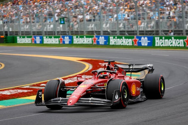 16 Charles Leclerc MCO, Scuderia Ferrari , F1 Grand Prix of Australia at Melbourne Grand Prix Circuit on April 9, 2022 in Melbourne, Australia Photo by HOCH ZWEI Melbourne Australia