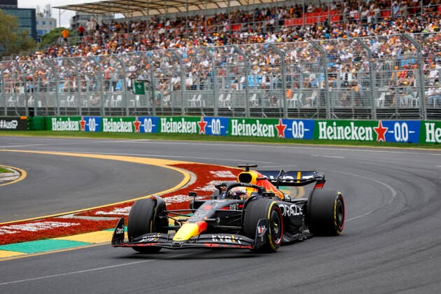 1 Max Verstappen NLD, Oracle Red Bull Racing , F1 Grand Prix of Australia at Melbourne Grand Prix Circuit on April 9, 2022 in Melbourne, Australia Photo by HOCH ZWEI Melbourne Australia
