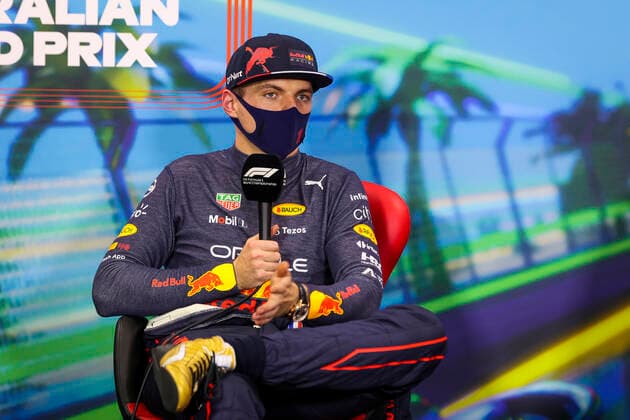 1 Max Verstappen NLD, Oracle Red Bull Racing , F1 Grand Prix of Australia at Melbourne Grand Prix Circuit on April 9, 2022 in Melbourne, Australia Photo by HOCH ZWEI Melbourne Australia