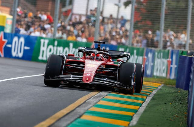 16 Charles Leclerc MCO, Scuderia Ferrari , F1 Grand Prix of Australia at Melbourne Grand Prix Circuit on April 9, 2022 in Melbourne, Australia Photo by HOCH ZWEI Melbourne Australia