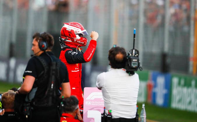 16 Charles Leclerc MCO, Scuderia Ferrari , F1 Grand Prix of Australia at Melbourne Grand Prix Circuit on April 9, 2022 in Melbourne, Australia Photo by HOCH ZWEI Melbourne Australia