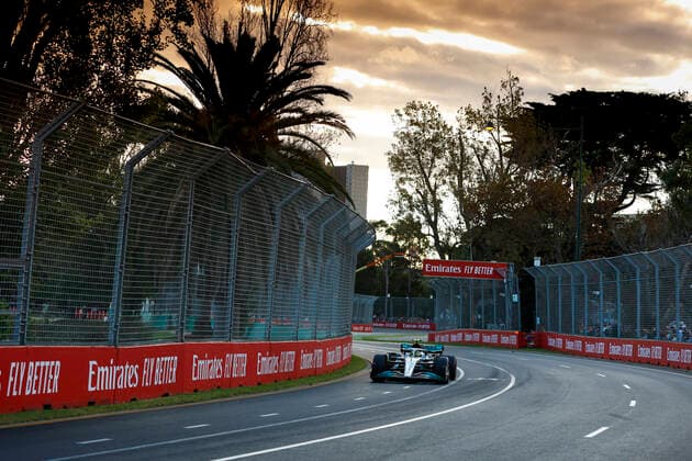 44 Lewis Hamilton GBR, Mercedes AMG Petronas F1 Team , F1 Grand Prix of Australia at Melbourne Grand Prix Circuit on April 9, 2022 in Melbourne, Australia Photo by HOCH ZWEI Melbourne Australia