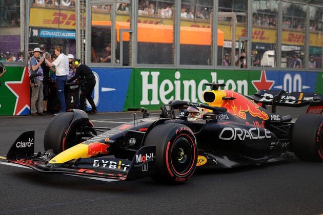 FORMULA 1 ROLEX AUSTRALIAN GRAND PRIX 2022 09 04 2022, Albert Park, Melbourne, FORMULA 1 ROLEX AUSTRALIAN GRAND PRIX 2022 , in the picture 2 starting place for Max Verstappen NEL , Oracle Red Bull Racing nordphotoxGmbHx xBratic nph00250