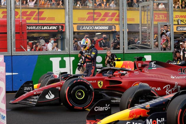 FORMULA 1 ROLEX AUSTRALIAN GRAND PRIX 2022 09 04 2022, Albert Park, Melbourne, FORMULA 1 ROLEX AUSTRALIAN GRAND PRIX 2022 , in the picture 3 starting place for Sergio Perez MEX , Oracle Red Bull Racing nordphotoxGmbHx xBratic nph00250