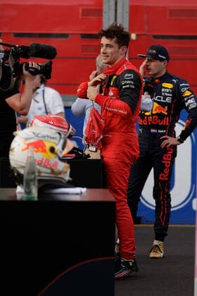 FORMULA 1 ROLEX AUSTRALIAN GRAND PRIX 2022 09 04 2022, Albert Park, Melbourne, FORMULA 1 ROLEX AUSTRALIAN GRAND PRIX 2022 , in the picture pole position for Charles Leclerc MCO , Scuderia Ferrari nordphotoxGmbHx xBratic nph00250