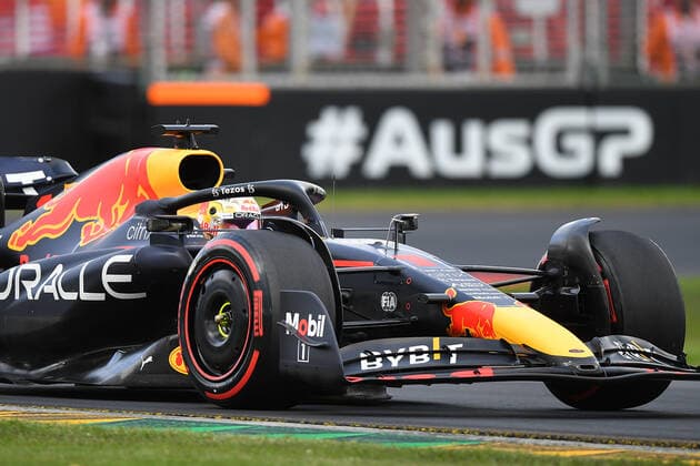AUSTRALIAN F1 GRAND PRIX, Max Verstappen of Red Bull Racing during Qualifying for the Formula 1 Australian Grand Prix 2022 at the Albert Park Grand Prix Circuit in Melbourne, Saturday, April 9, 2022. ( NO ARCHIVING, EDITORIAL USE ONLY, NO USE IN BOOKS WITHOUT CONSENT MELBOURNE VIC AUSTRALIA  Copyright: xJOELxCARRETTx 20220409001645375088
