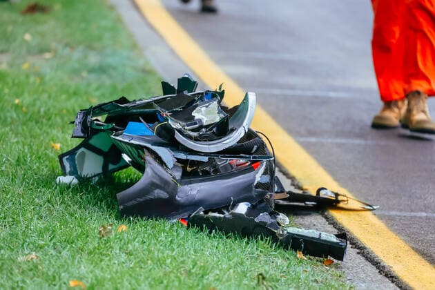 April 9, 2022, Melbourne, Victoria, Australia: MELBOURNE, AUSTRALIA - APRIL 9: Nicholas Latifi of Wiliams Racing crashes in qualifying at the 2022 Australian Formula 1 Grand Prix on 9th April 2022 Melbourne Australia - ZUMAp121 20220409_zsp_p121_014 Copyright: xChrisxPutnamx