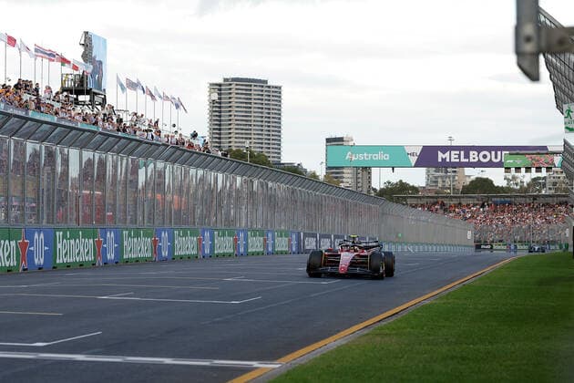 FORMULA 1 ROLEX AUSTRALIAN GRAND PRIX 2022 09 04 2022, Albert Park, Melbourne, FORMULA 1 ROLEX AUSTRALIAN GRAND PRIX 2022 , in picture Carlos Sainz Jr ESP , Scuderia Ferrari nordphotoxGmbHx xBratic nph00250
