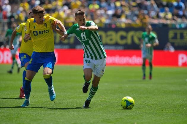 09 April 2022 stadium Nuevo Mirandilla Cadiz Andalucia Spain Primera Division LaLiga Santander 2021 2022 Cadiz vs Betis 900 Cordon Press  x900 CordonxPressx xFutbolx