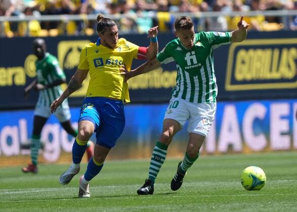09 April 2022 stadium Nuevo Mirandilla Cadiz Andalucia Spain Primera Division LaLiga Santander 2021 2022 Cadiz vs Betis 900 Cordon Press  x900 CordonxPressx xFutbolx