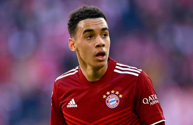 Jamal Musiala FC Bayern Muenchen FCB 42 FC Bayern Muenchen vs FC Augsburg FCA 09 04 2022 DFL REGULATES PROHIBIT ANY USE OF PHOTOGRAPHS AS IMAGE SEQUENCES AND OR QUASI VIDEO FC Bayern Muenchen vs FC Augsburg FCA