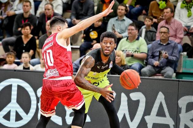 medi bayreuth s oliver Wuerzburg, Basketball, Bundesliga BBL, Matchday 29, Season 2021 2022, 09 04 2022 medi bayreuth s oliver Wuerzburg, Basketball, Bundesliga BBL, Matchday 29, Season 2021 2022, 09 04 2022 Bayreuth Copyright: xEibner-Pressefoto ThorstenxOchsx EP_TOS