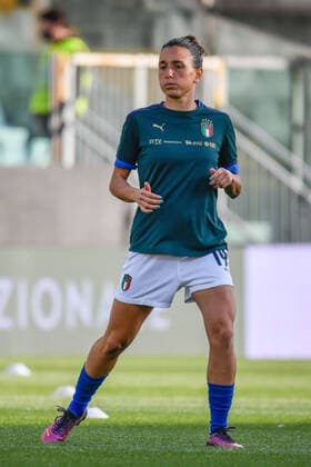 April 8, 2022, Parma, Italy: Parma, Italy, Ennio Tardini stadium, April 08, 2022, Lucia Di Guglielmo (Italy) during 2023 Women s World Cup qualifiers - Italy vs Lituania - FIFA World Cup, WM, Weltmeisterschaft, Fussball FIFA World Cup - 2023 Women s World Cup qualifiers - Italy vs Lituania, Parma, Italy - ZUMAl164 20220408_zsa_l164_222 Copyright: xFabioxFagiolinix