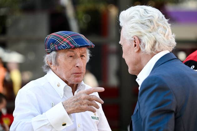 MELBOURNE, AUSTRALIA - APRIL 10: Jackie Stewart at the Australian Formula One Grand Prix at Albert Park on April 10, 2022 in Melbourne, Australia. (Photo by Steven Markham Icon Sportswire) AUTO: APR 10 F1 - Australian Grand Prix Icon22041000351