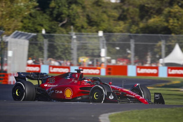 16 LECLERC Charles (mco), Scuderia Ferrari F1-75, action during the Formula 1 Heineken Australian Grand Prix 2022, 3rd round of the 2022 FIA Formula One World Championship, WM, Weltmeisterschaft on the Albert Park Circuit, from April 8 to 10, 2022 in Melbourne, Australia - F1 - AUSTRALIAN GRAND PRIX 2022 - RACE DPPI Panoramic  00122009__V2_0760.JPG_