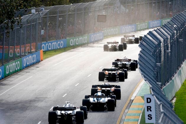 Start, F1 Grand Prix of Australia at Melbourne Grand Prix Circuit on April 10, 2022 in Melbourne, Australia Photo by HOCH ZWEI Melbourne Australia