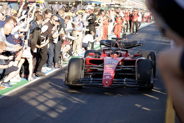 FORMULA 1 ROLEX AUSTRALIAN GRAND PRIX 2022 10 04 2022, Albert Park, Melbourne, FORMULA 1 ROLEX AUSTRALIAN GRAND PRIX 2022 , in the picture winner Charles Leclerc MCO , Scuderia Ferrari nordphotoxGmbHx xBratic nph00250