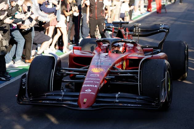FORMULA 1 ROLEX AUSTRALIAN GRAND PRIX 2022 10 04 2022, Albert Park, Melbourne, FORMULA 1 ROLEX AUSTRALIAN GRAND PRIX 2022 , in the picture winner Charles Leclerc MCO , Scuderia Ferrari nordphotoxGmbHx xBratic nph00250