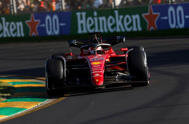 16 Charles Leclerc MCO, Scuderia Ferrari , F1 Grand Prix of Australia at Melbourne Grand Prix Circuit on April 10, 2022 in Melbourne, Australia Photo by HOCH ZWEI Melbourne Australia