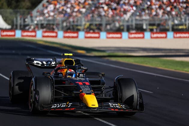 April 10, 2022, Melbourne, Victoria, Australia: MELBOURNE, AUSTRALIA - APRIL 10: Sergio Perez of Oracle Red Bull Racing at the 2022 Australian Formula 1 Grand Prix on 10th April 2022 Melbourne Australia - ZUMAp121 20220410_zsp_p121_059 Copyright: xChrisxPutnamx
