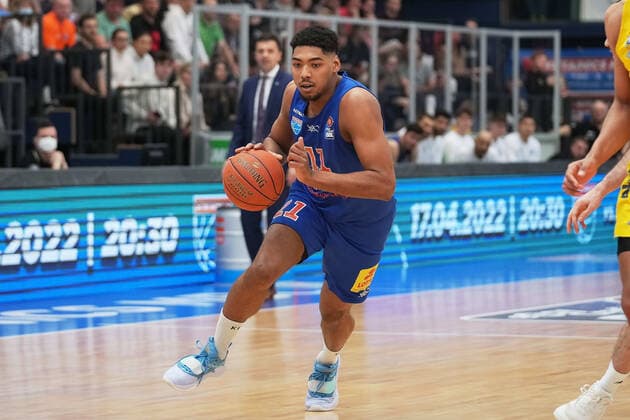 Kostja Mushidi MBC, 11 , Syntainics MBC vs ALBA BERLIN, Basketball Bundesliga, Maenner, 2021 2022, 29 Spieltag, 10 04 2022, Syntainics MBC vs ALBA BERLIN, Basketball Bundesliga, Maenner, 2021 2022, 29 Spieltag, 10 04 2022, Weissenfels Copyright: xEibner-Pressefoto EckehardxSchulzx ep_eer