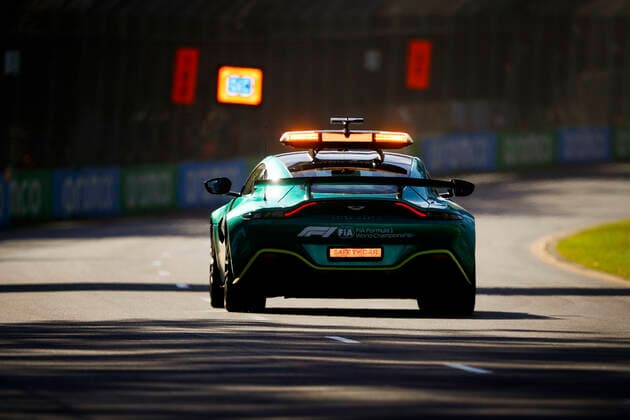 F1 Safety Car, Aston Martin Vantage, F1 Grand Prix of Australia at Melbourne Grand Prix Circuit on April 10, 2022 in Melbourne, Australia Photo by HOCH ZWEI Melbourne Australia
