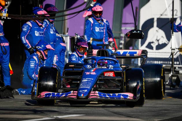 14 Fernando Alonso ESP, BWT Alpine F1 Team , F1 Grand Prix of Australia at Melbourne Grand Prix Circuit on April 10, 2022 in Melbourne, Australia Photo by HOCH ZWEI Melbourne Australia