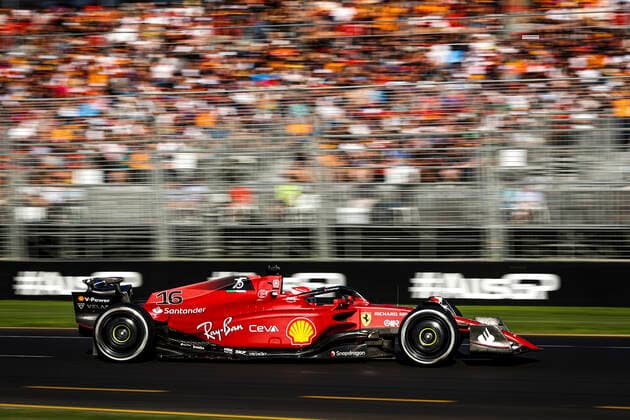 16 Charles Leclerc MCO, Scuderia Ferrari , F1 Grand Prix of Australia at Melbourne Grand Prix Circuit on April 10, 2022 in Melbourne, Australia Photo by HOCH ZWEI Melbourne Australia