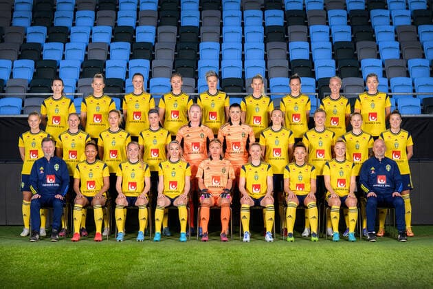 Football, Women, European Championship Squad 2022, National Team Sweden