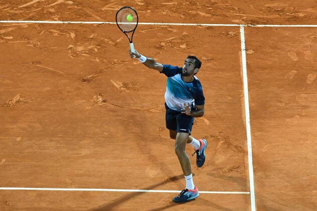 Tennis : Monte Carlo 2022 - Marine Cilic - Croatie Tennis : Monte Carlo 2022 - Monaco - 11 04 2022 ChrysleneCaillaud Panoramic 