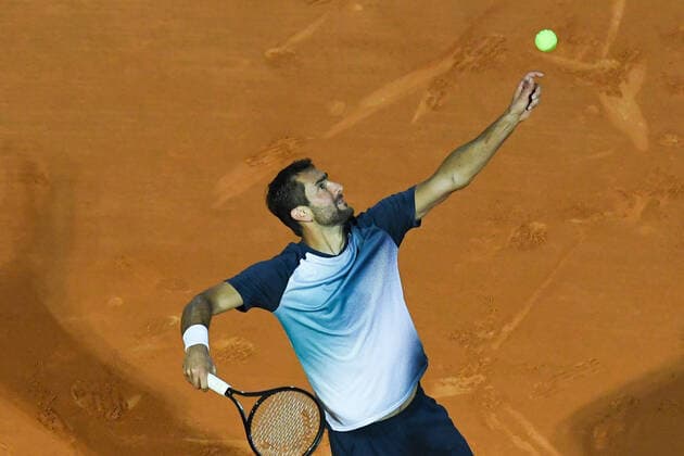 Tennis : Monte Carlo 2022 - Marine Cilic - Croatie Tennis : Monte Carlo 2022 - Monaco - 11 04 2022 ChrysleneCaillaud Panoramic 