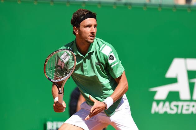 Tennis : Monte Carlo 2022 - Arthur Rinderknech - France Tennis : Monte Carlo 2022 - Monaco - 11 04 2022 ChrysleneCaillaud Panoramic 