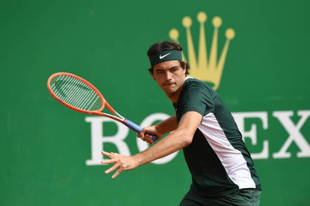 Tennis : Monte Carlo 2022 - Fritz - Usa Tennis : Monte Carlo 2022 - Monaco - 11 04 2022 ChrysleneCaillaud Panoramic 